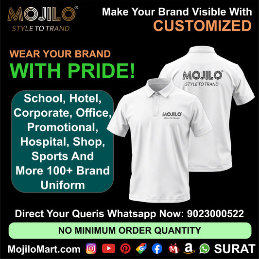 Mojilo: Craft Your Style with Surat’s Finest Custom T-Shirt Printing from ₹99