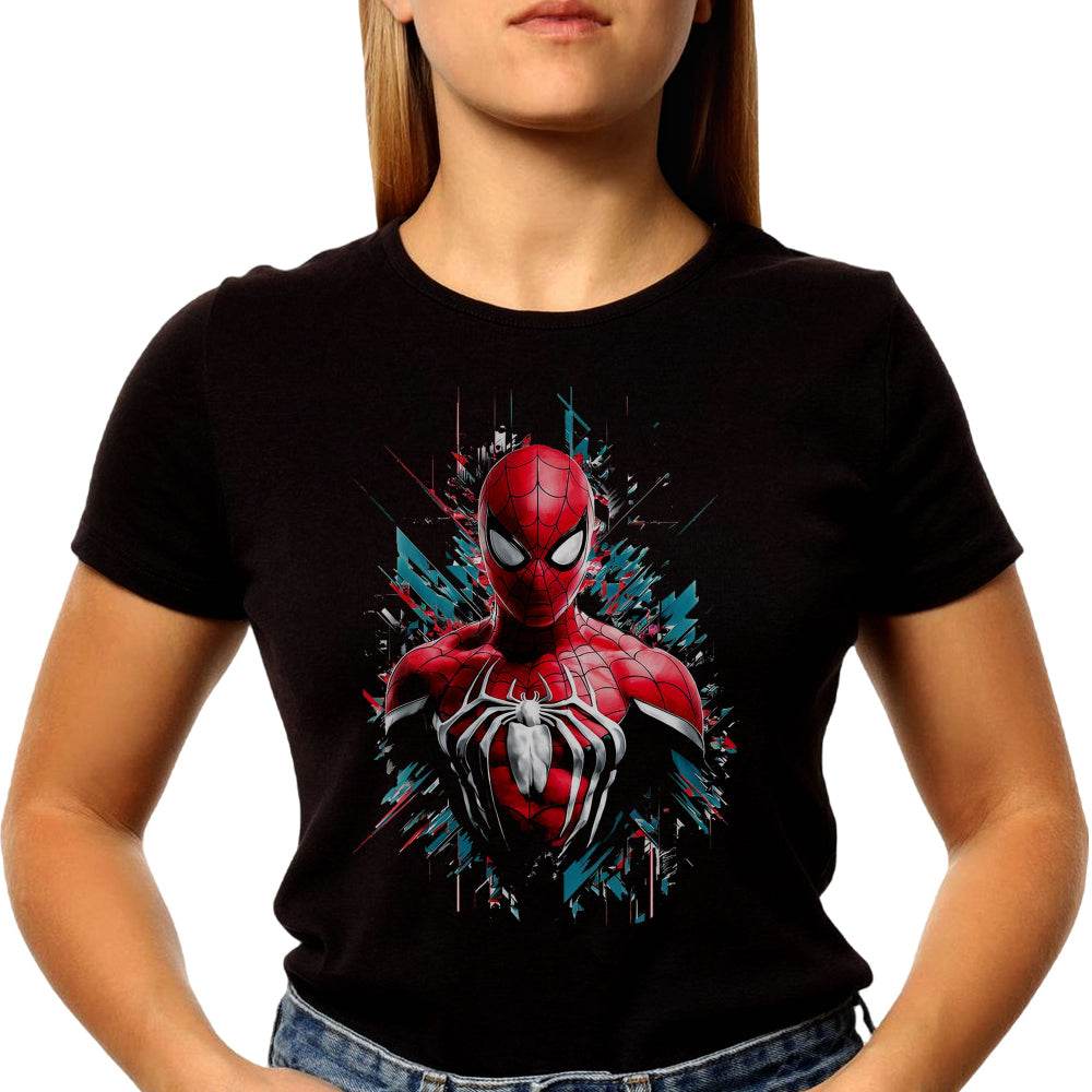 3d Spiderman Superheroes - Unisex Round Neck Regular Fit 100% Combed Cotton Half Sleeve T-Shirt - Mojilo Mart