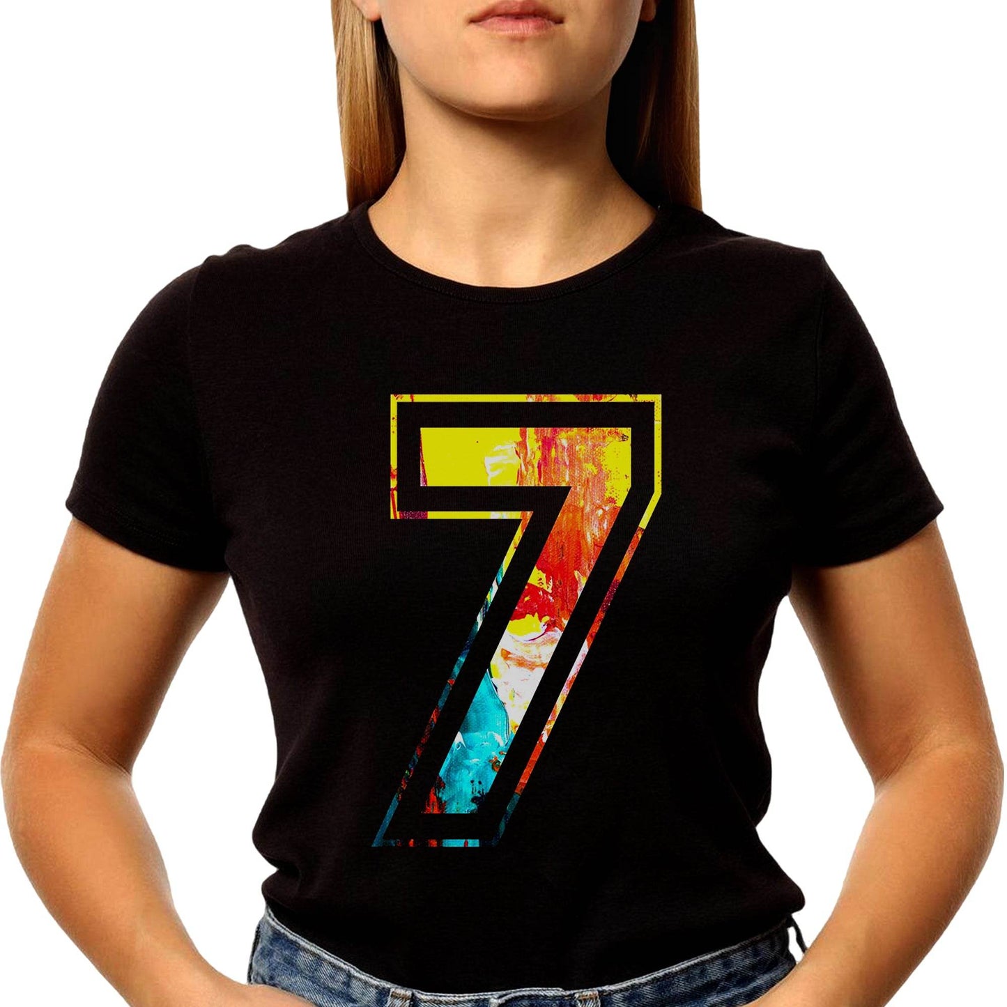 7th Alphabet Adventure TShirt - Unisex Round Neck Regular Fit 100% Combed Cotton Half Sleeve T-Shirt - Mojilo Mart