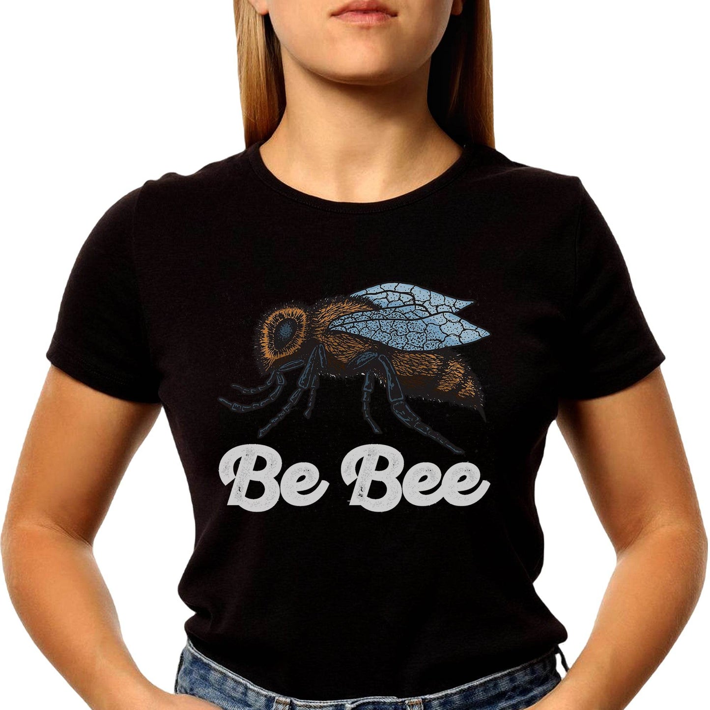 Be Bee - Unisex Round Neck Regular Fit 100% Combed Cotton Half Sleeve T-Shirt - Mojilo Mart