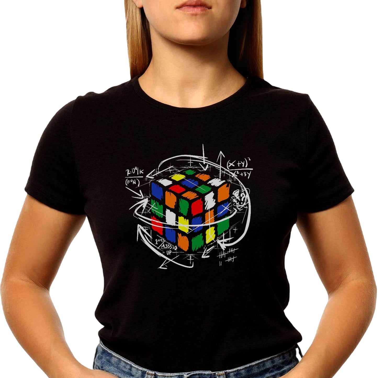 Cube Shirt Melting Cube Sheldon - Unisex Round Neck Regular Fit 100% Combed Cotton Half Sleeve T-Shirt - Mojilo Mart