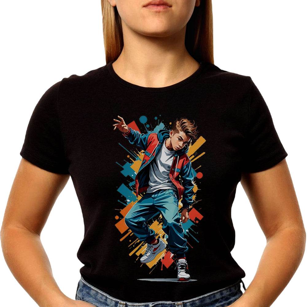 Dance With Splash - Unisex Round Neck Regular Fit 100% Combed Cotton Half Sleeve T-Shirt - Mojilo Mart