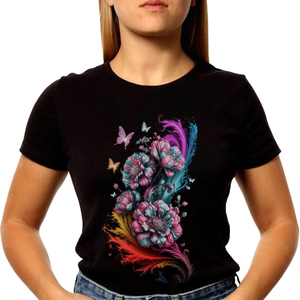 Flower Ralsei - Unisex Round Neck Regular Fit 100% Combed Cotton Half Sleeve T-Shirt - Mojilo Mart