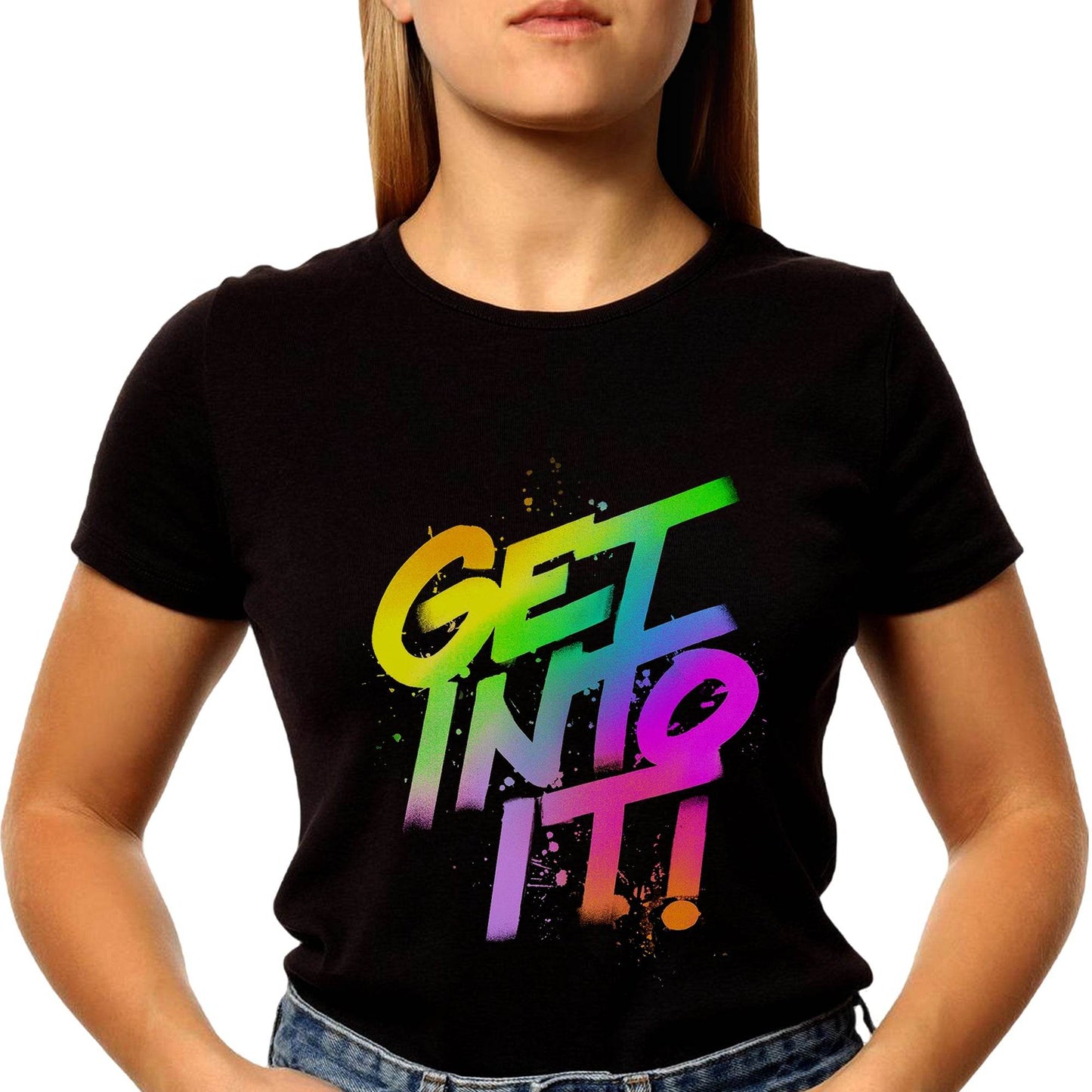 GEL INTO IT - Unisex Round Neck Regular Fit 100% Combed Cotton Half Sleeve T-Shirt - Mojilo Mart