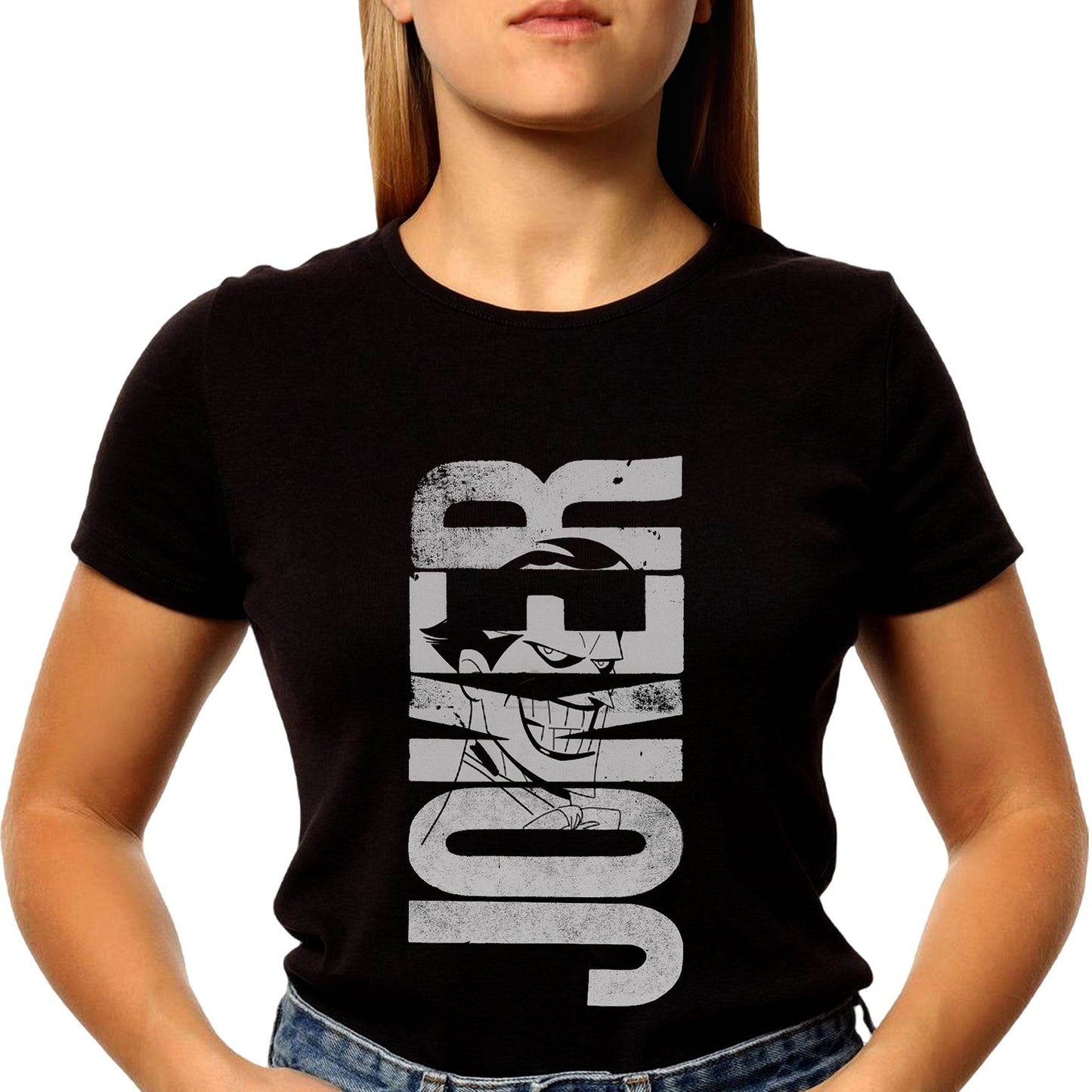 JOKER PRINT - Unisex Round Neck Regular Fit 100% Combed Cotton Half Sleeve T-Shirt - Mojilo Mart
