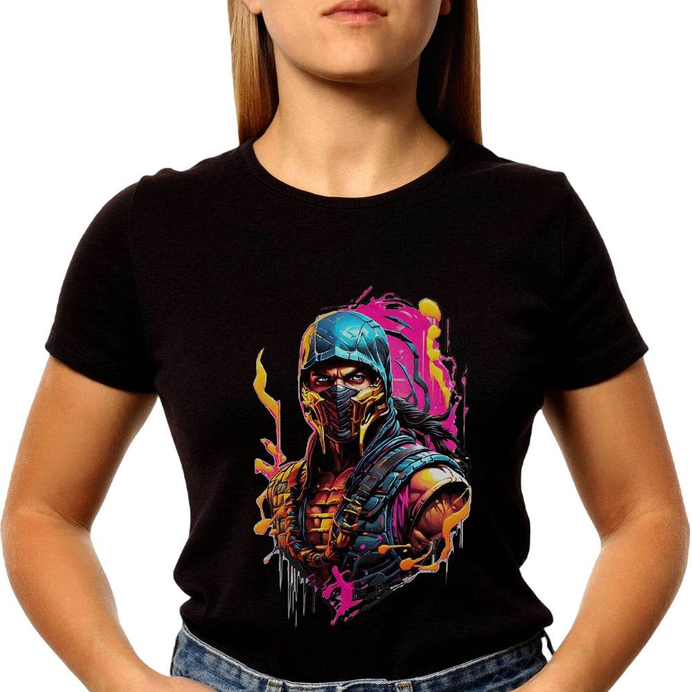 Mortal Kombat- Unisex Round Neck Regular Fit 100% Combed Cotton Half Sleeve T-Shirt - Mojilo Mart