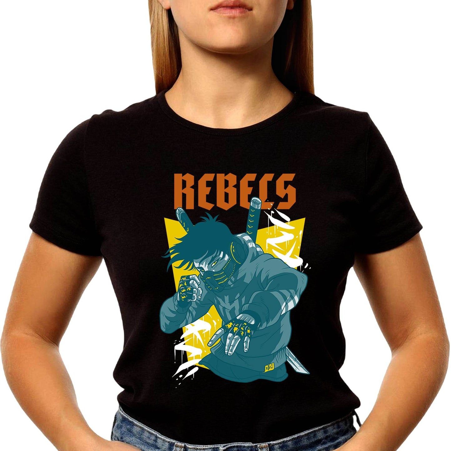 Ninjas for Japanese Support - Unisex Round Neck Regular Fit 100% Combed Cotton Half Sleeve T-Shirt - Mojilo Mart