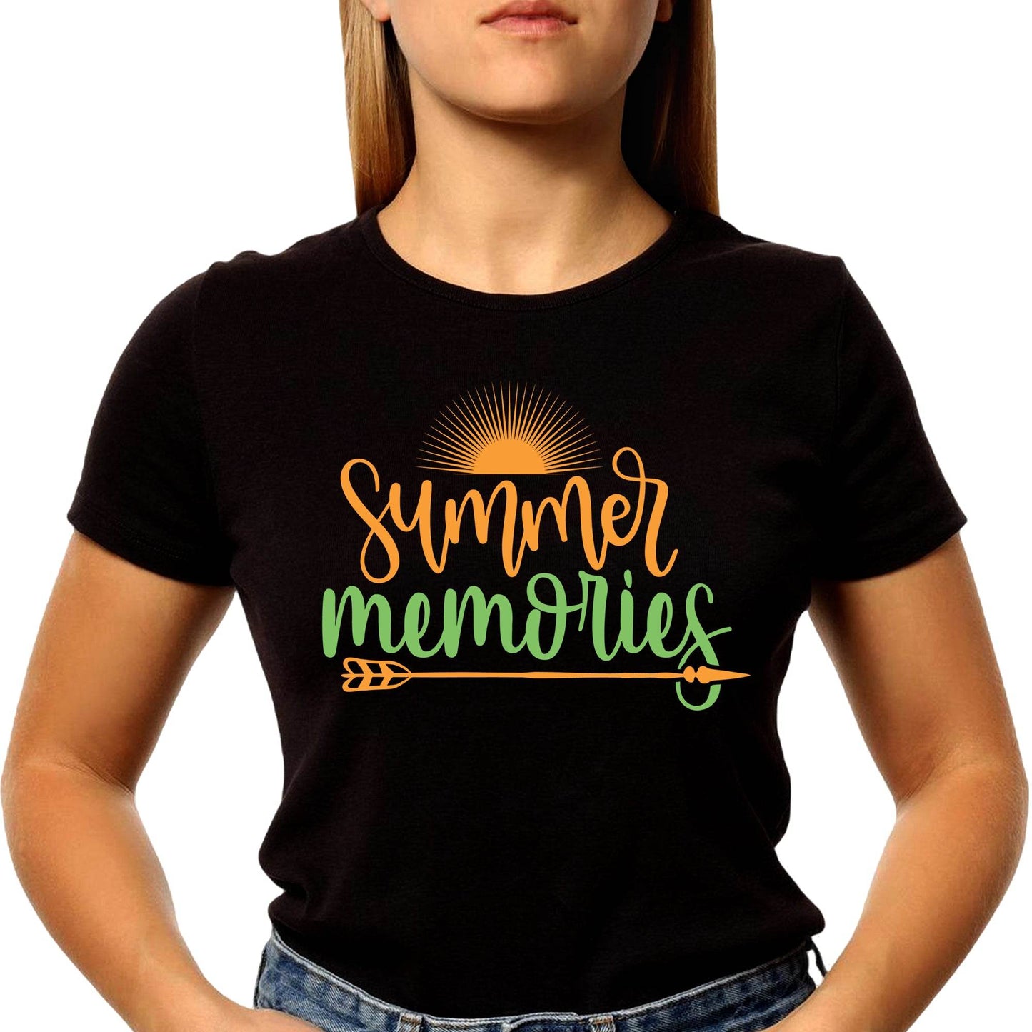 Summer Memories - Unisex Round Neck Regular Fit 100% Combed Cotton Half Sleeve T-Shirt - Mojilo Mart