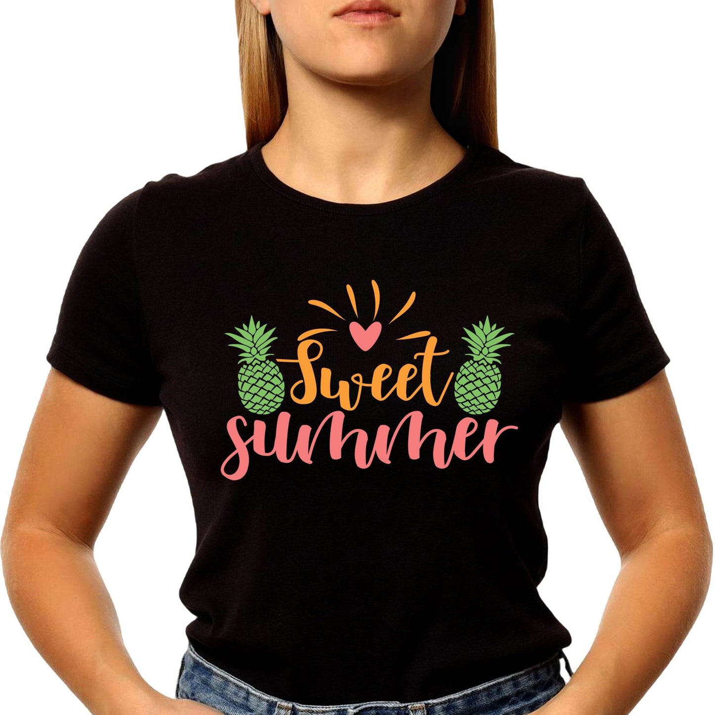 Sunshine Mixed With A Little Hurricane - Unisex Round Neck Regular Fit 100% Combed Cotton Half Sleeve T-Shirt - Mojilo Mart