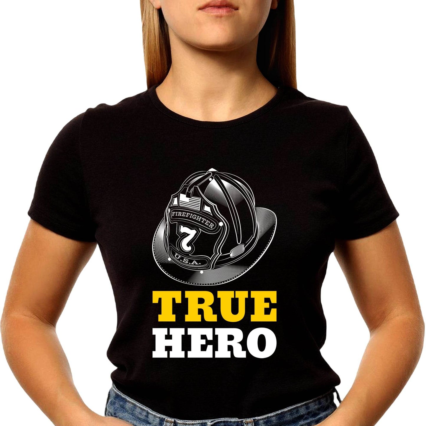 True Hero - Unisex Round Neck Regular Fit 100% Combed Cotton Half Sleeve T-Shirt - Mojilo Mart