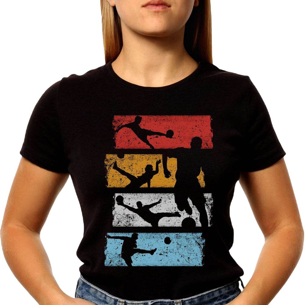 Vintage Volleyball Player Beach - Unisex Round Neck Regular Fit 100% Combed Cotton Half Sleeve T-Shirt - Mojilo Mart