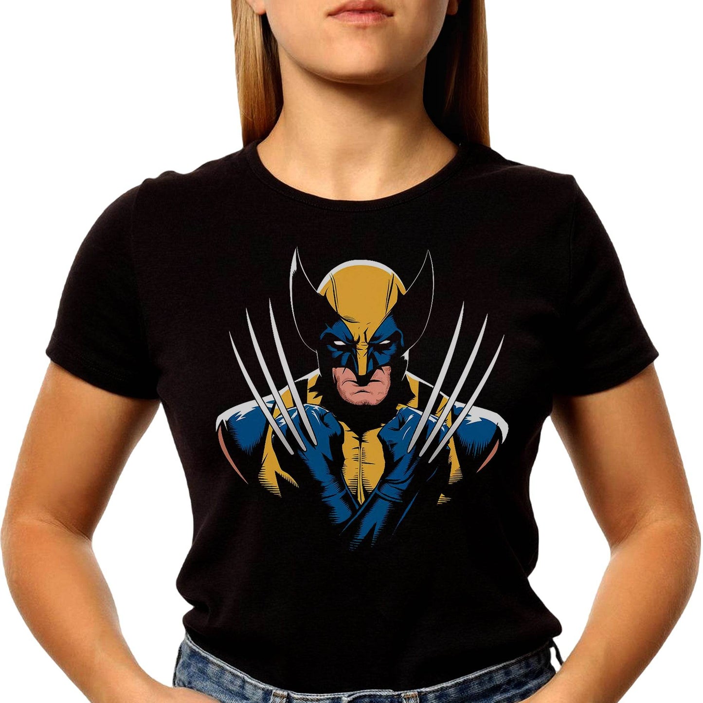 Wolverine Weapon X Logan Superhero Avengers - Unisex Round Neck Regular Fit 100% Combed Cotton Half Sleeve T-Shirt - Mojilo Mart