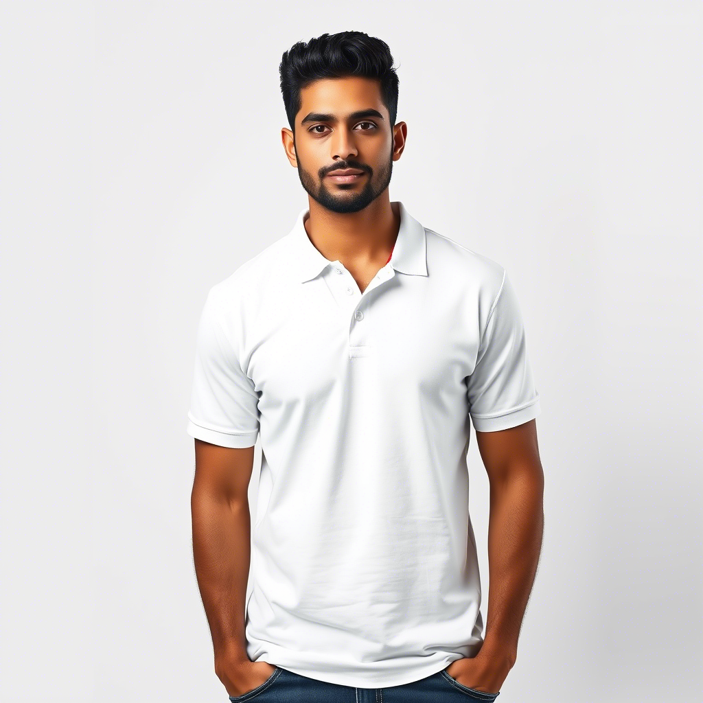 Men Polo Neck Cotton T-Shirt with DTF Printing and custom Tshirt Logo Design