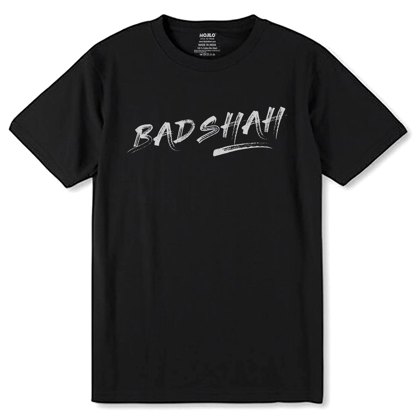 BADSHAH PRINT - Unisex Round Neck Regular Fit 100% Combed Cotton Half Sleeve T-Shirt - Mojilo Mart