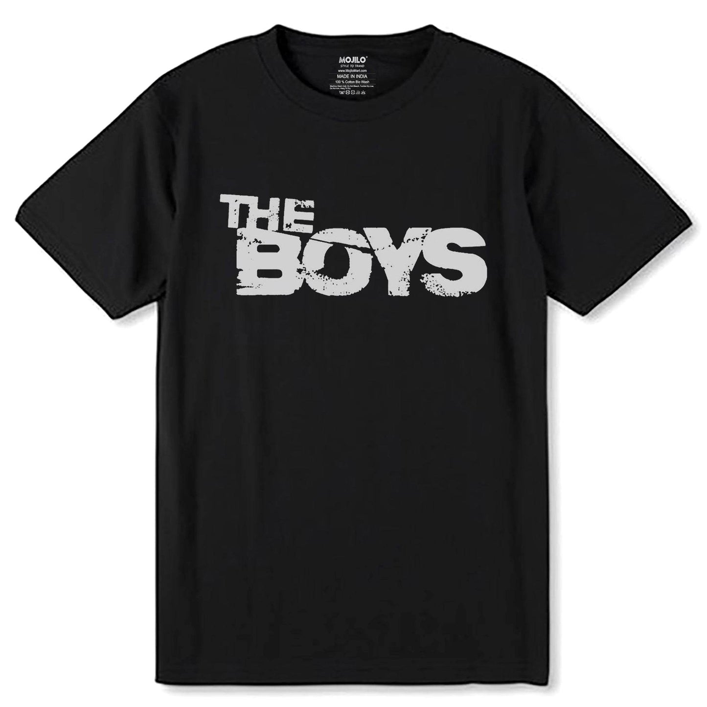 The Boys - Unisex Round Neck Regular Fit 100% Combed Cotton Half Sleeve T-Shirt - Mojilo Mart