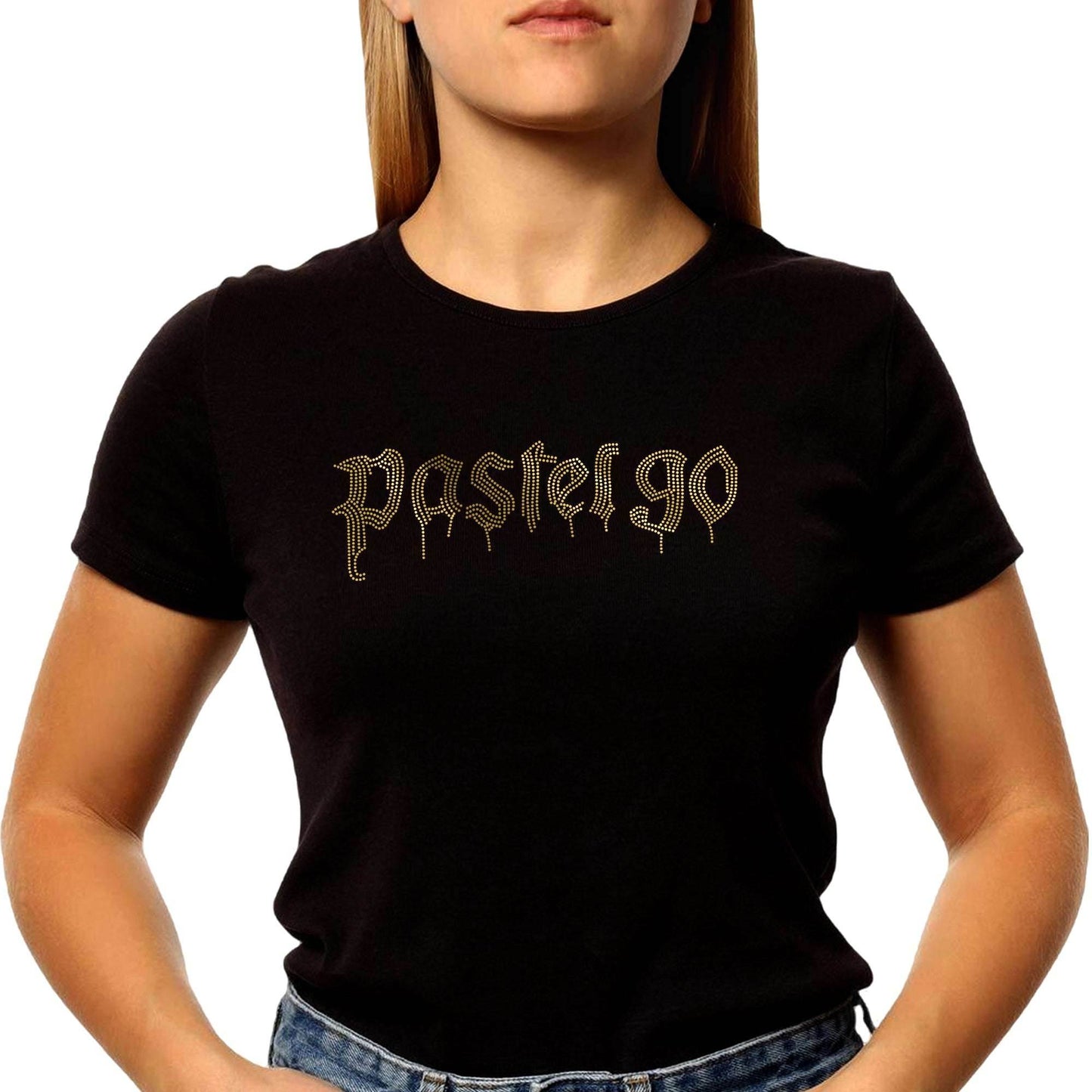 GOLD SPANGLE Pastel go - Unisex Round Neck Regular Fit 100% Combed Cotton Half Sleeve T-Shirt - Mojilo Mart