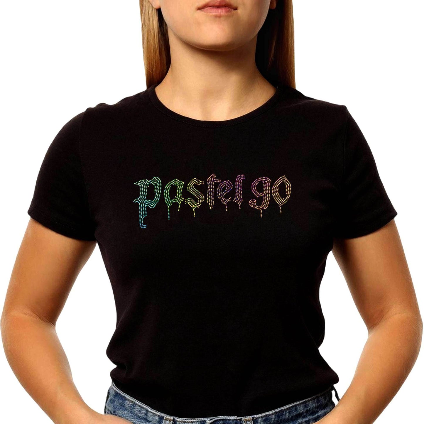 RAINBOW SPANGLE Pastel go - Unisex Round Neck Regular Fit 100% Combed Cotton Half Sleeve T-Shirt - Mojilo Mart