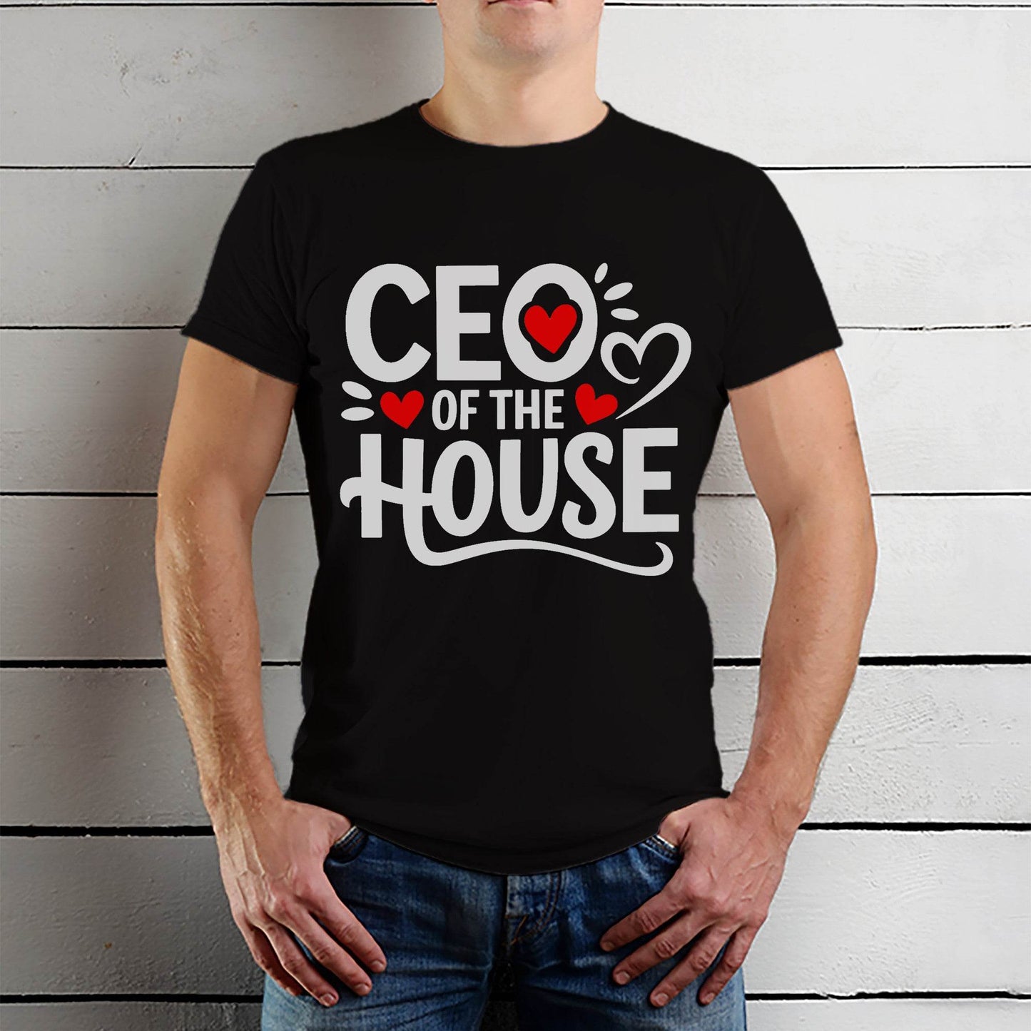 CEO Of The House - Women Round Neck Regular Fit 100% Combed Cotton Half Sleeve T-Shirt - Mojilo Mart