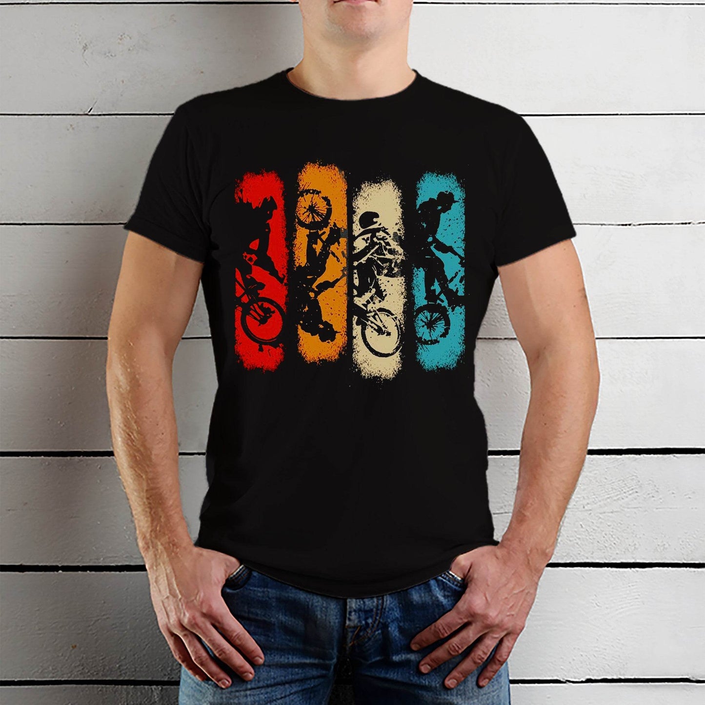 Life Is Like A Bicycle - Unisex Round Neck Regular Fit 100% Combed Cotton Half Sleeve T-Shirt - Mojilo Mart