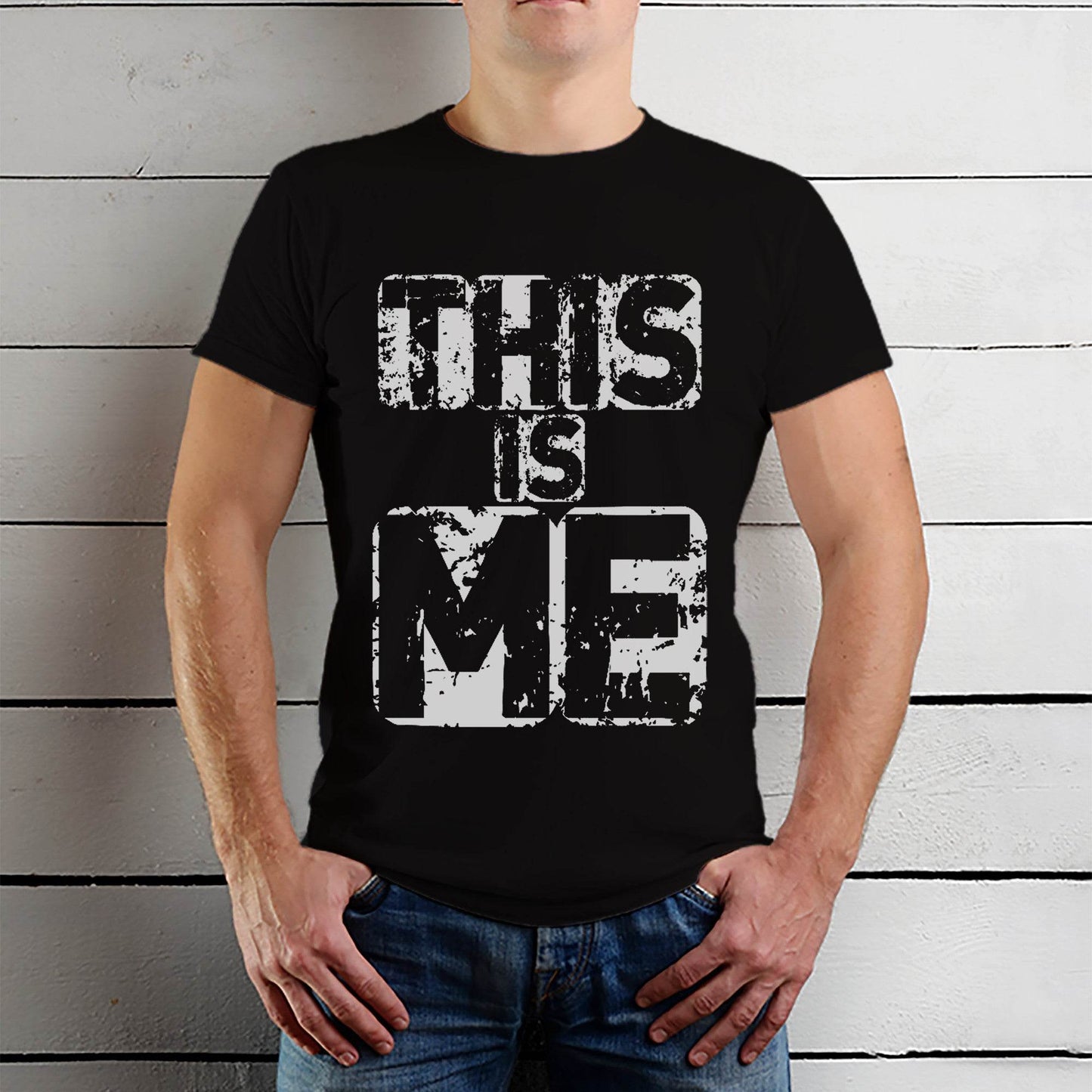 This Is Me - Unisex Round Neck Regular Fit 100% Combed Cotton Half Sleeve T-Shirt - Mojilo Mart
