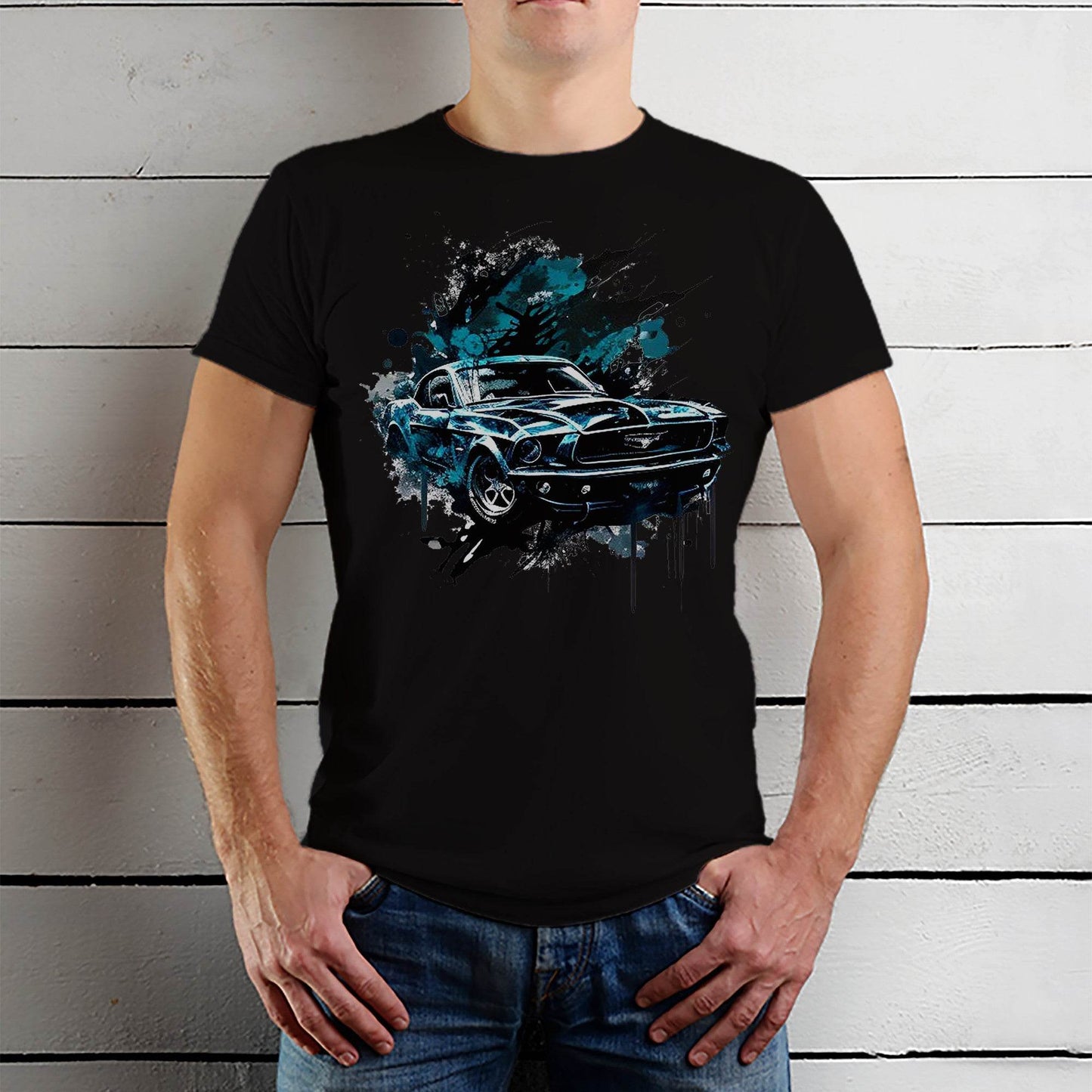Vintage Car Adventure Printed T-shirt - Unisex Round Neck Regular Fit 100% Combed Cotton Half Sleeve T-Shirt - Mojilo Mart