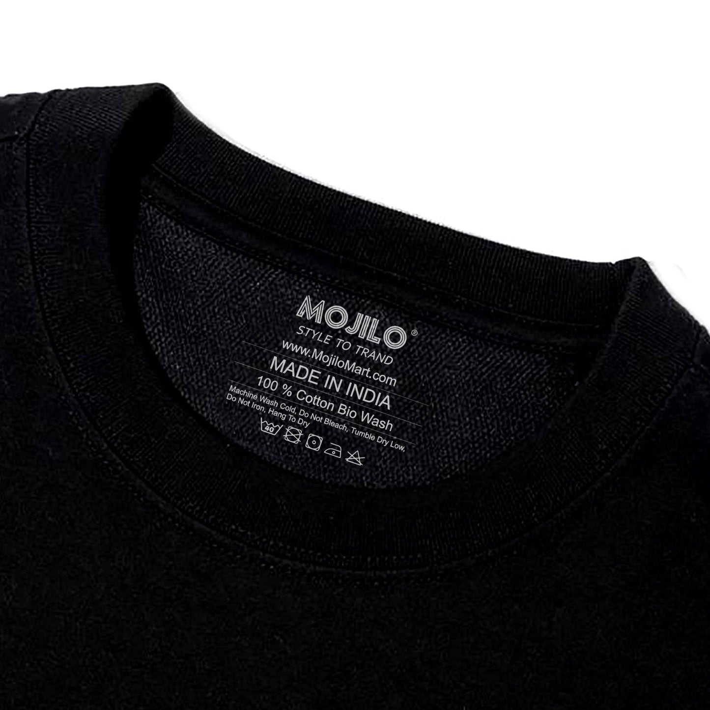 100 DAYS SMARTER - Unisex Round Neck Regular Fit 100% Combed Cotton Half Sleeve T-Shirt - Mojilo Mart