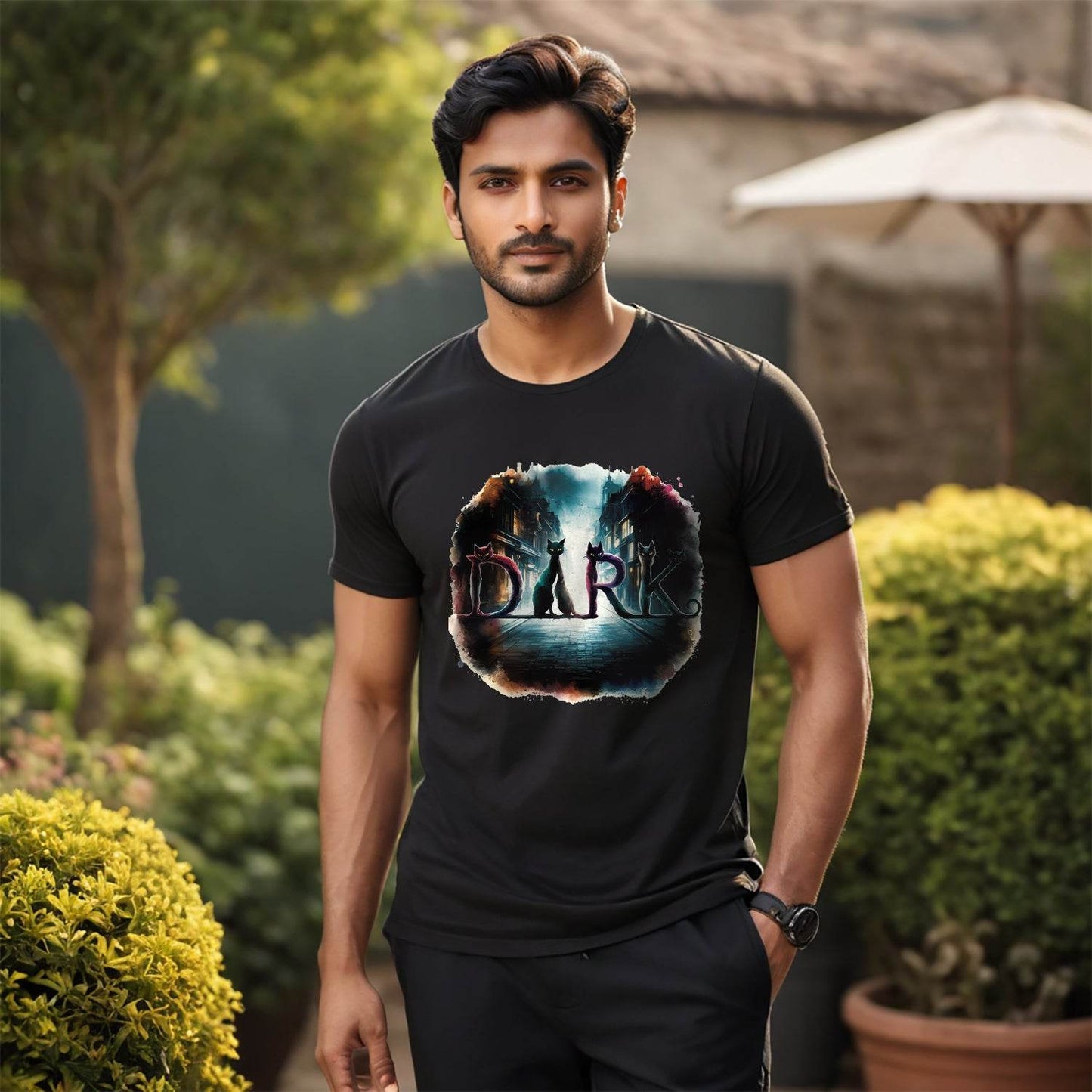 Strange Dark And Mysterious - Unisex Round Neck Regular Fit 100% Combed Cotton Half Sleeve T-Shirt - Mojilo Mart