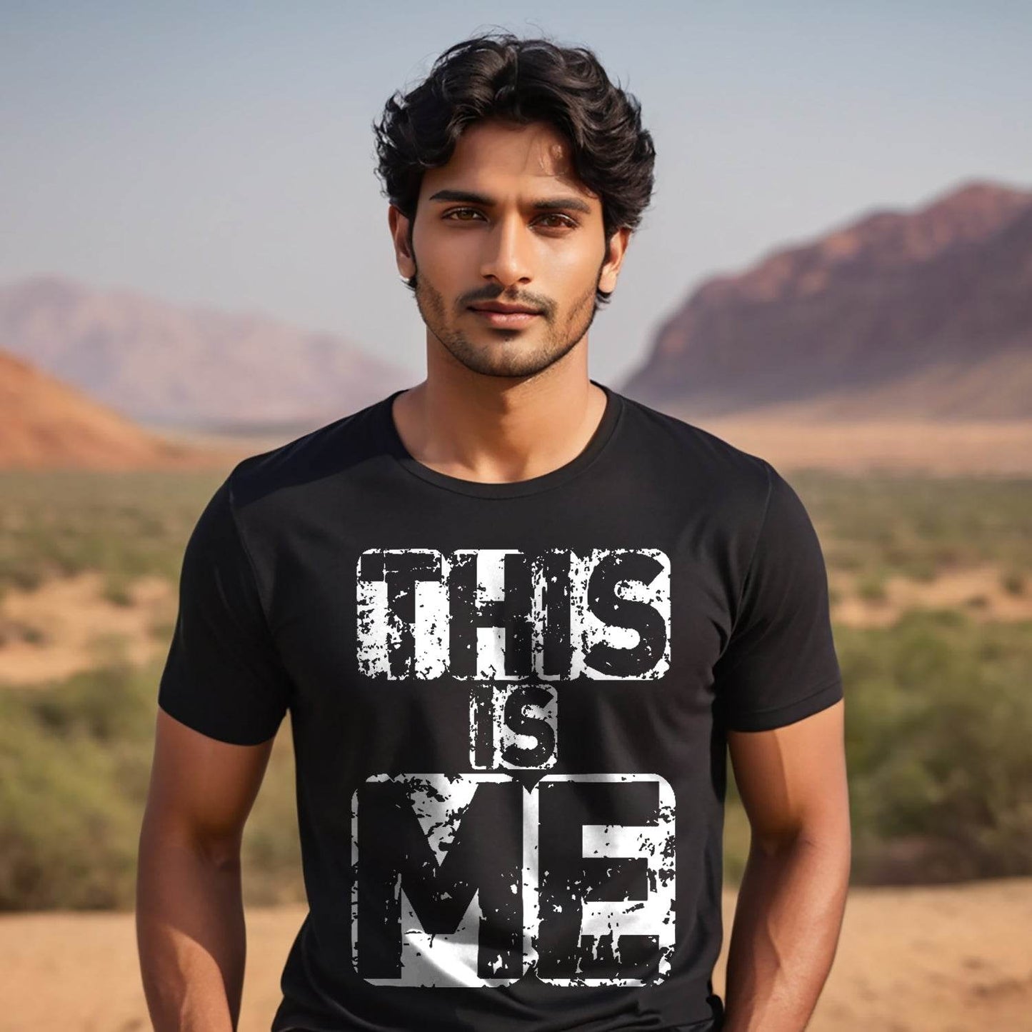 This Is Me - Unisex Round Neck Regular Fit 100% Combed Cotton Half Sleeve T-Shirt - Mojilo Mart