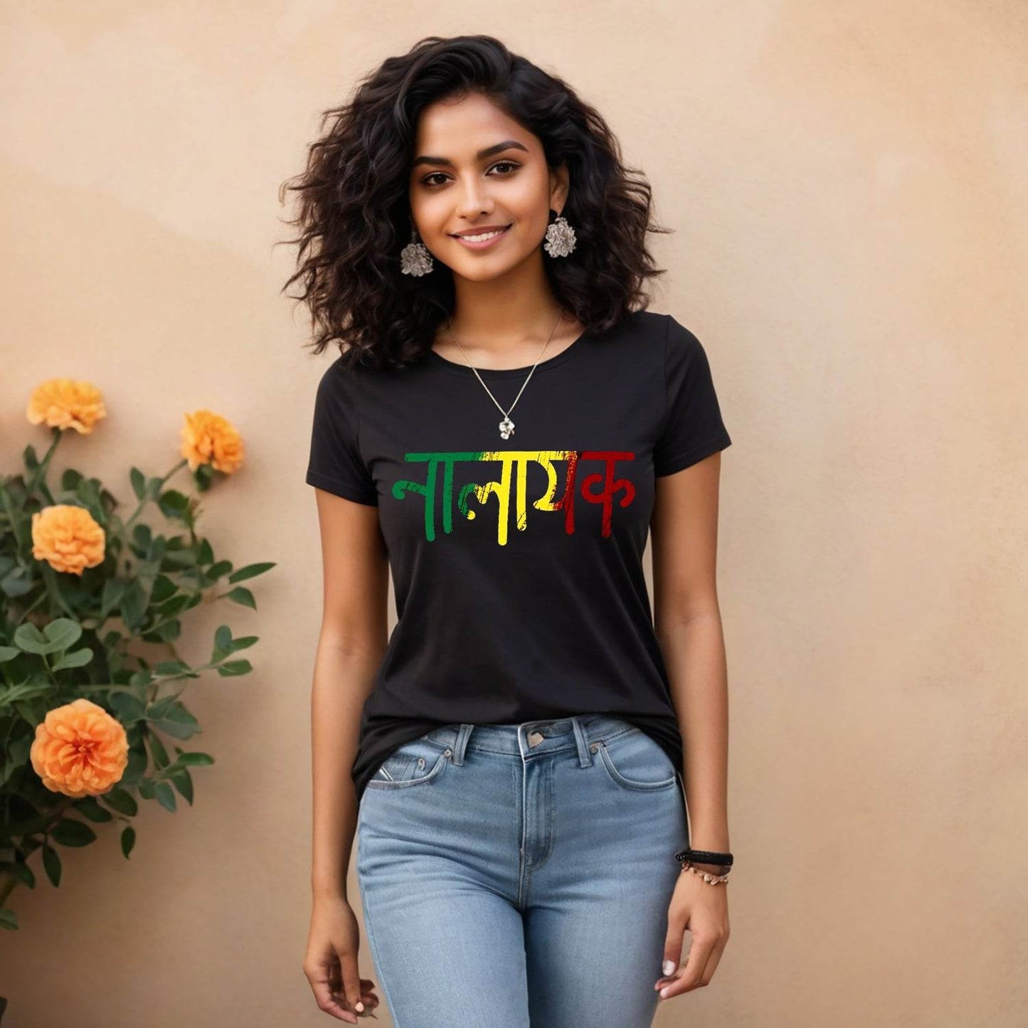 Nalayak - Unisex Round Neck Regular Fit 100% Combed Cotton Half Sleeve T-Shirt - Mojilo Mart