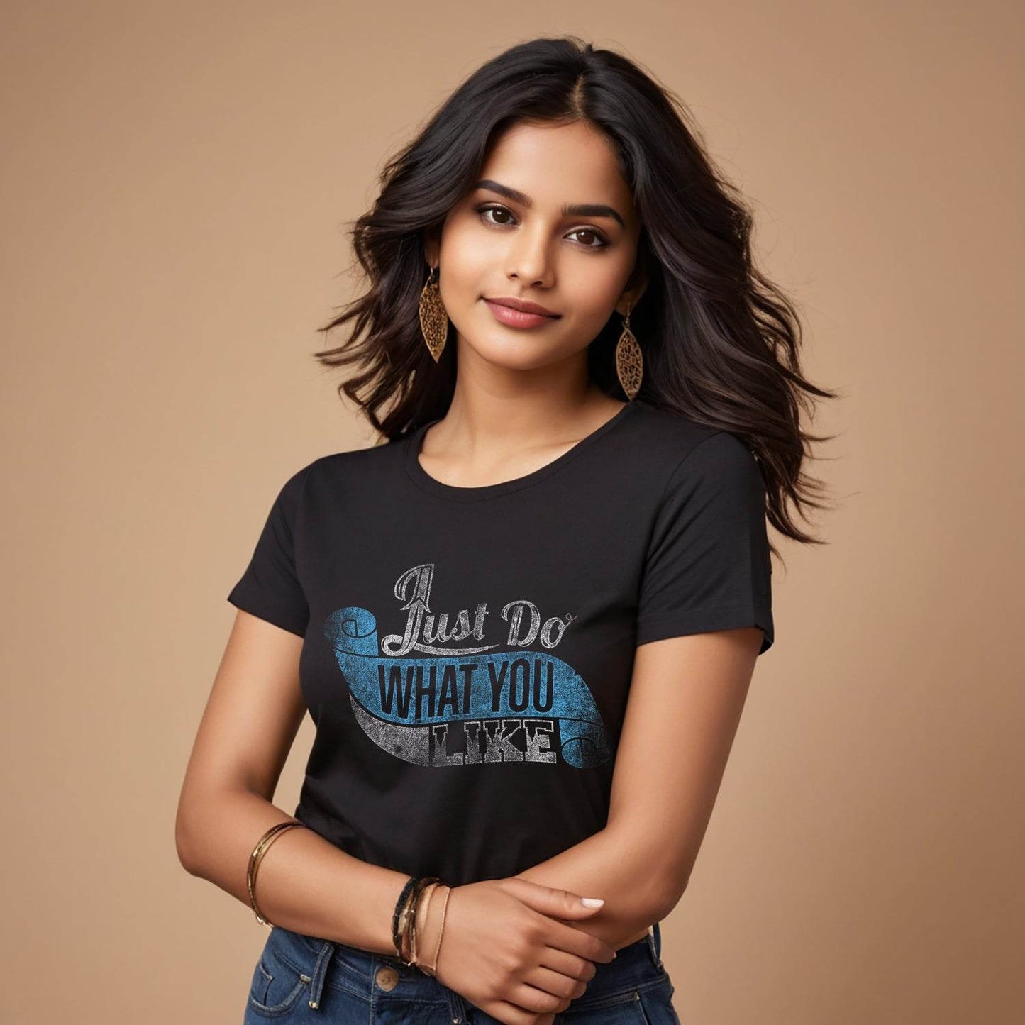Just Do WHAT YOU LIKE - Unisex Round Neck Regular Fit 100% Combed Cotton Half Sleeve T-Shirt - Mojilo Mart