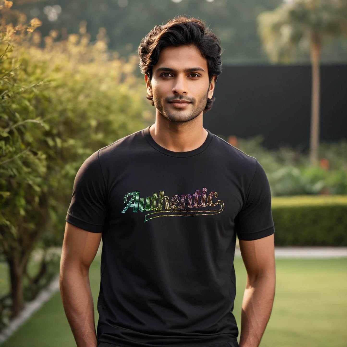 RAINBOW SPANGLE Authentic - Unisex Round Neck Regular Fit 100% Combed Cotton Half Sleeve T-Shirt - Mojilo Mart