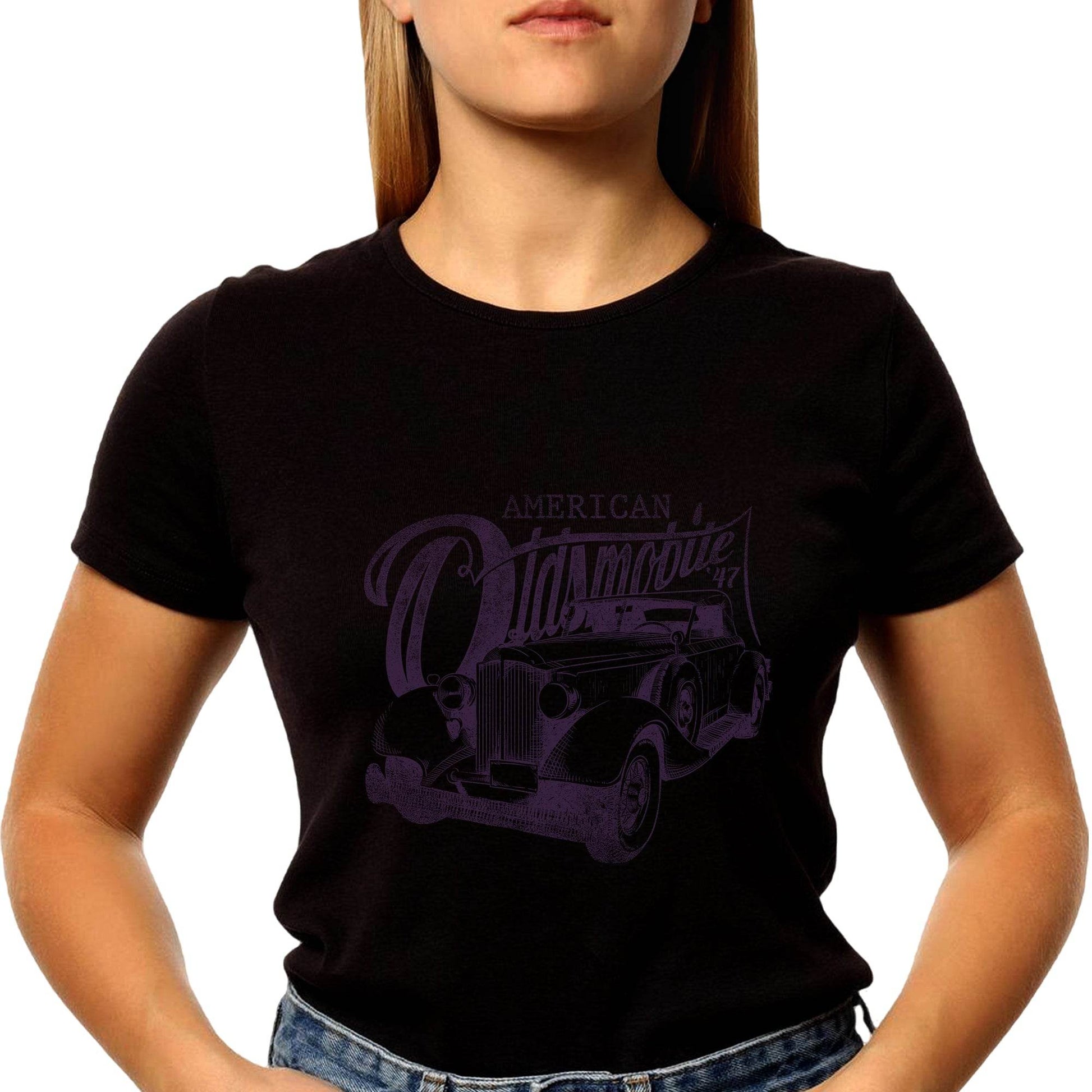 AMERICAN OLD MOBITE 47 - Unisex Round Neck Regular Fit 100% Combed Cotton Half Sleeve T-Shirt - Mojilo Mart