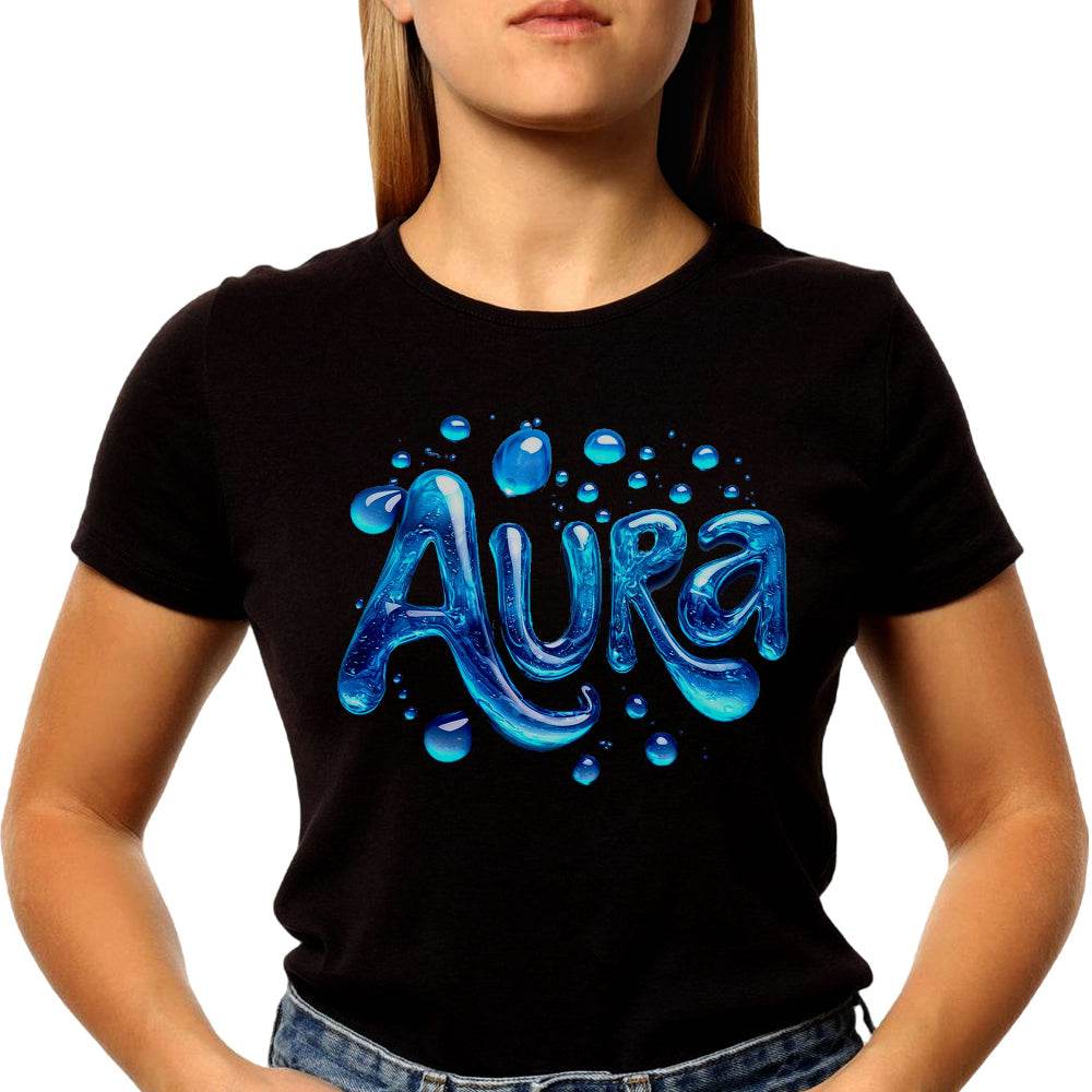 Aura Watere - Unisex Round Neck Regular Fit 100% Combed Cotton Half Sleeve T-Shirt - Mojilo Mart