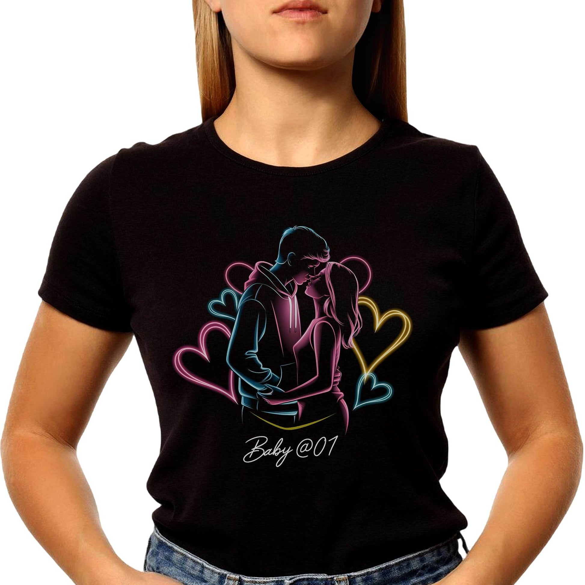 Baby @01 - Unisex Round Neck Regular Fit 100% Combed Cotton Half Sleeve T-Shirt - Mojilo Mart