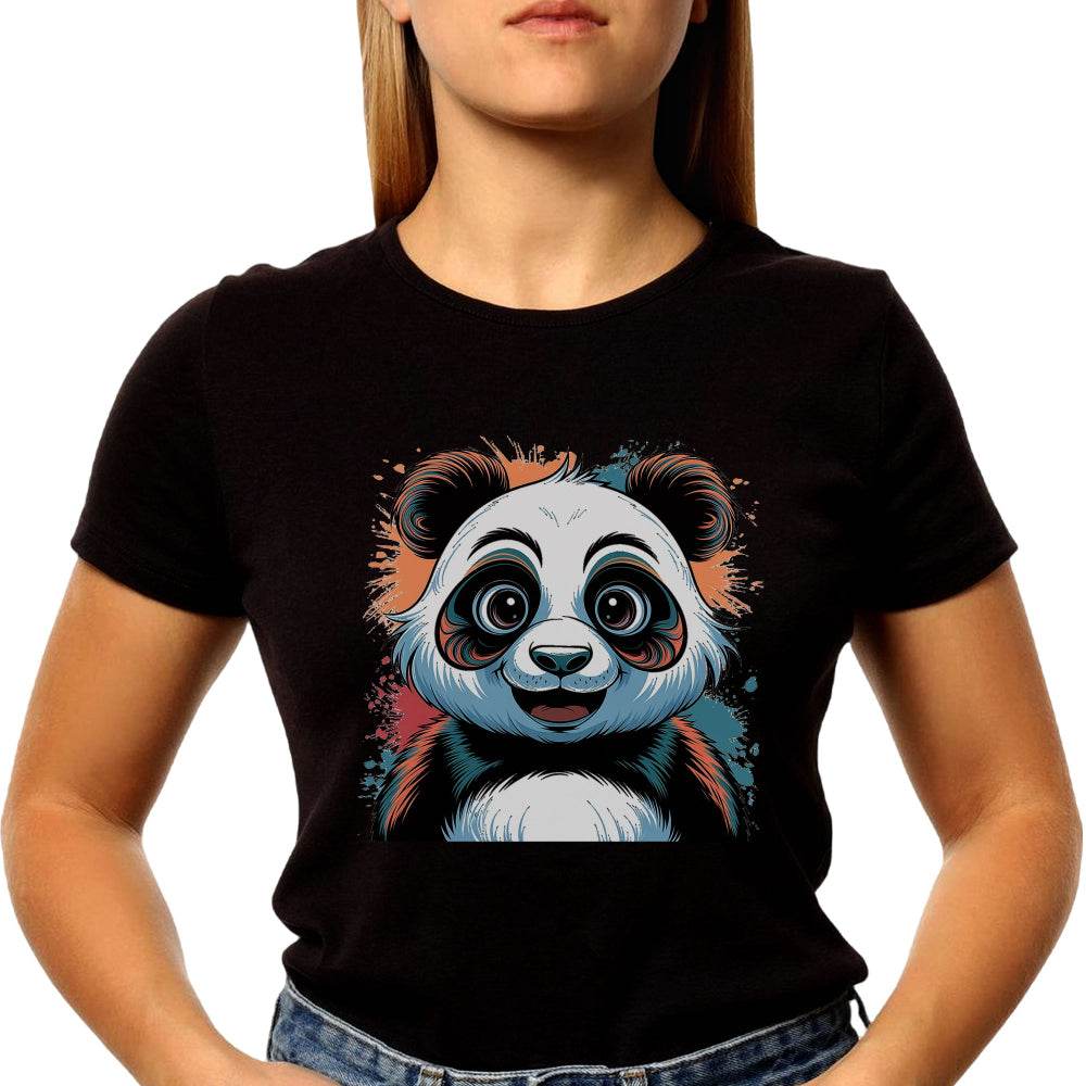Baby Panda - Unisex Round Neck Regular Fit 100% Combed Cotton Half Sleeve T-Shirt - Mojilo Mart