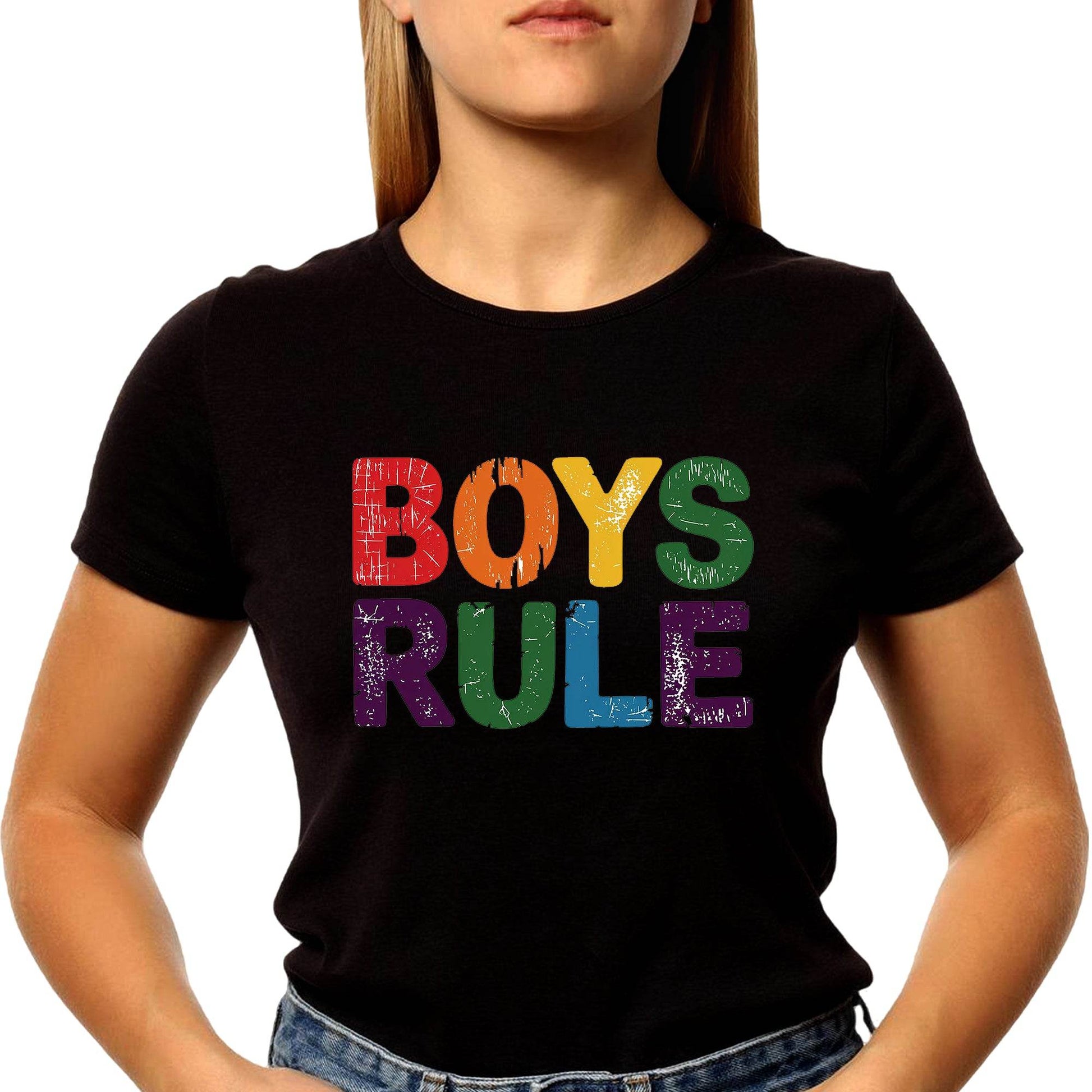 Boys Ruls - Unisex Round Neck Regular Fit 100% Combed Cotton Half Sleeve T-Shirt - Mojilo Mart