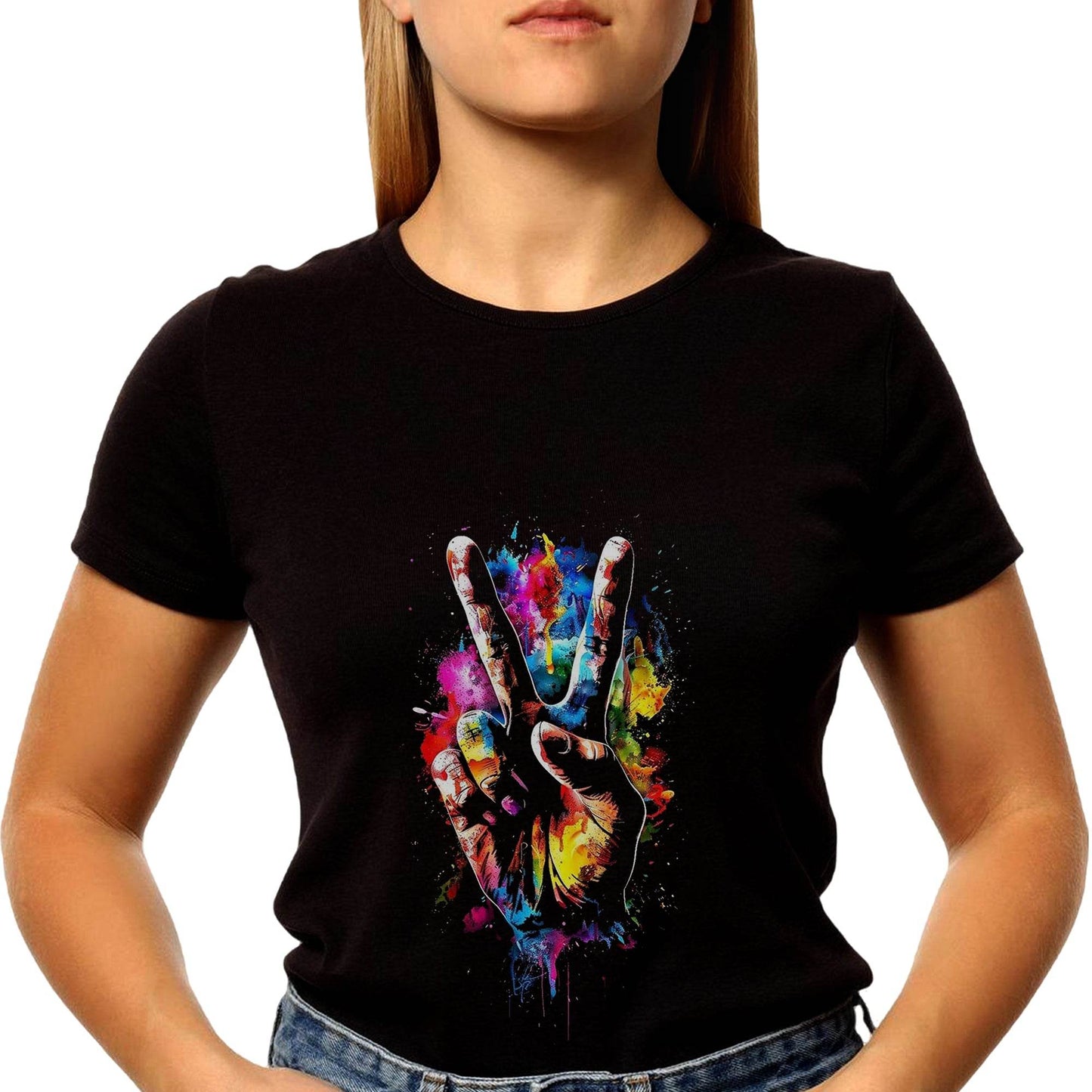 Celebrating image Victory # 2 - Unisex Round Neck Regular Fit 100% Combed Cotton Half Sleeve T-Shirt - Mojilo Mart