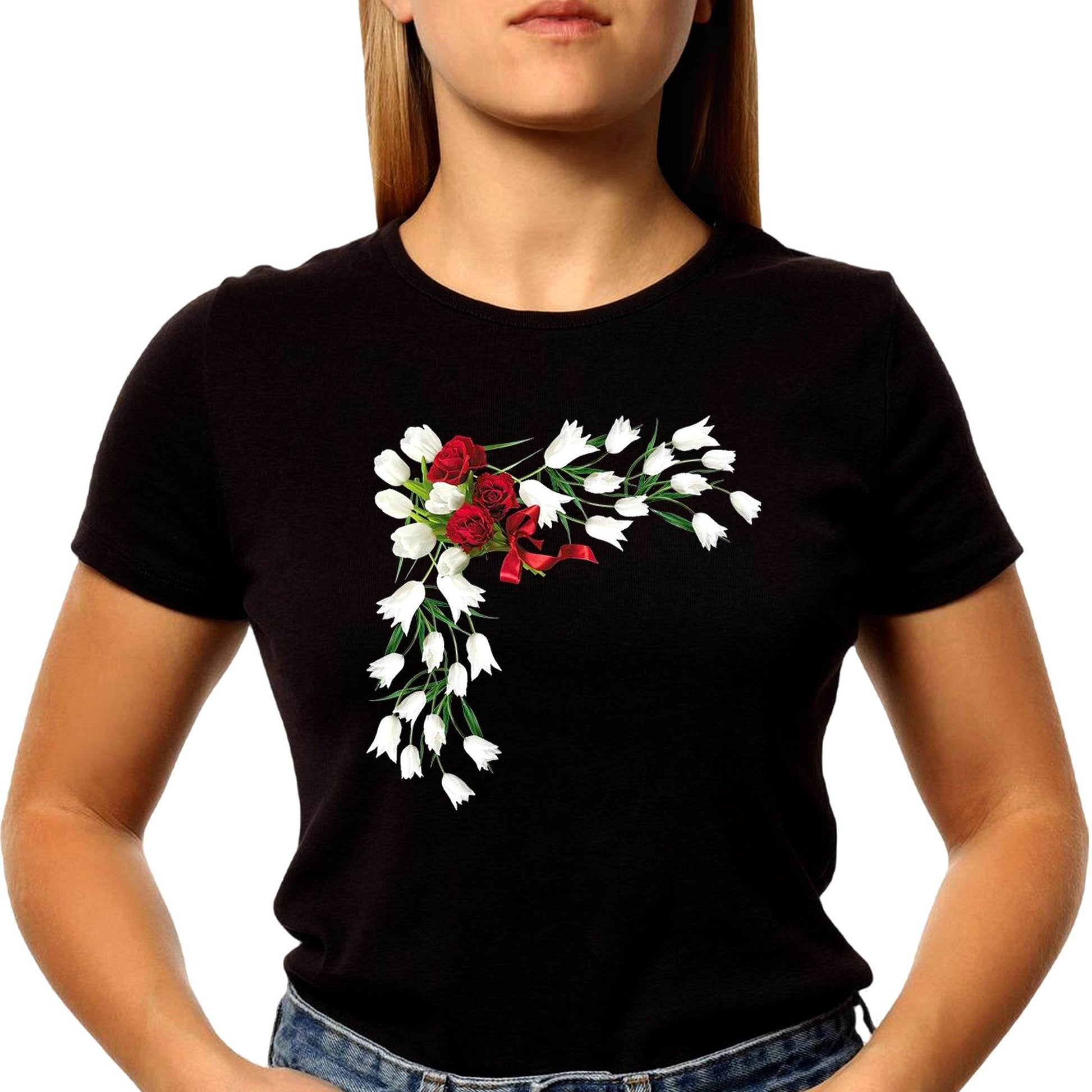 Cheerful Daisy - Unisex Round Neck Regular Fit 100% Combed Cotton Half Sleeve T-Shirt - Mojilo Mart