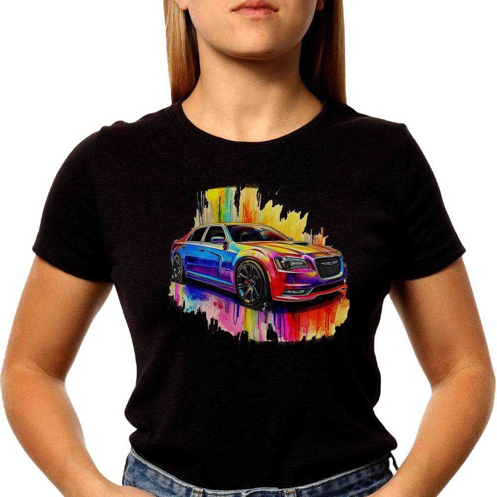 Chrysler 300S Vehicle Car - Unisex Round Neck Regular Fit 100% Combed Cotton Half Sleeve T-Shirt - Mojilo Mart