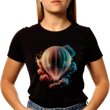 Colorful Hot Air Balloons- Unisex Round Neck Regular Fit 100% Combed Cotton Half Sleeve T-Shirt - Mojilo Mart