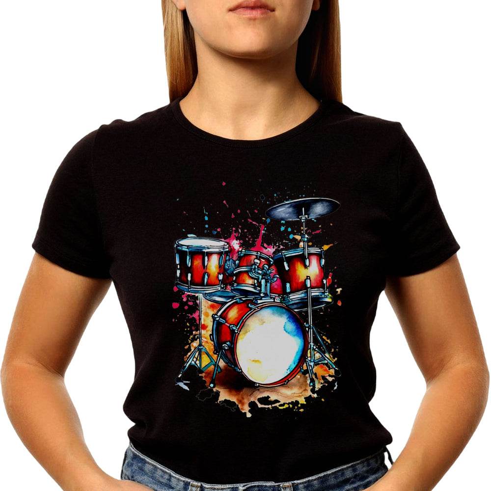 Cool Percussion Instrument for Beat and Drums - Unisex Round Neck Regular Fit 100% Combed Cotton Half Sleeve T-Shirt - Mojilo Mart