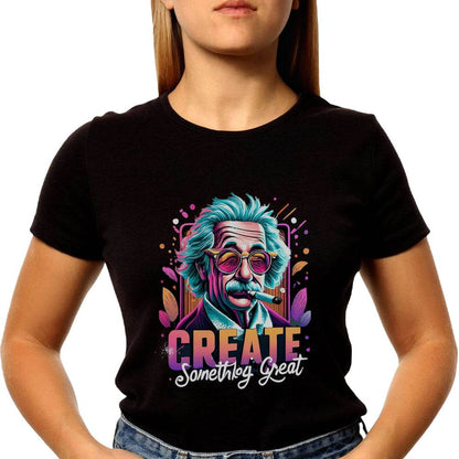 Create Something Great - Unisex Round Neck Regular Fit 100% Combed Cotton Half Sleeve T-Shirt - Mojilo Mart