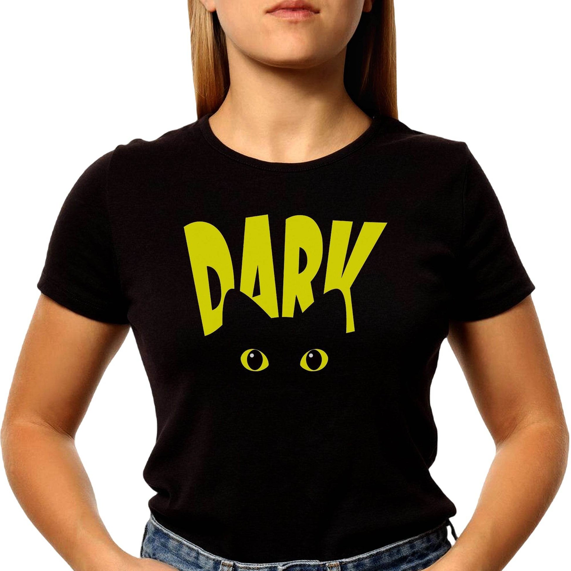 DARK - Unisex Round Neck Regular Fit 100% Combed Cotton Half Sleeve T-Shirt - Mojilo Mart