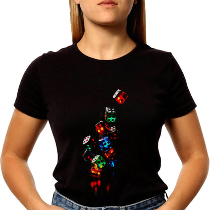DICE GAME - Unisex Round Neck Regular Fit 100% Combed Cotton Half Sleeve T-Shirt - Mojilo Mart