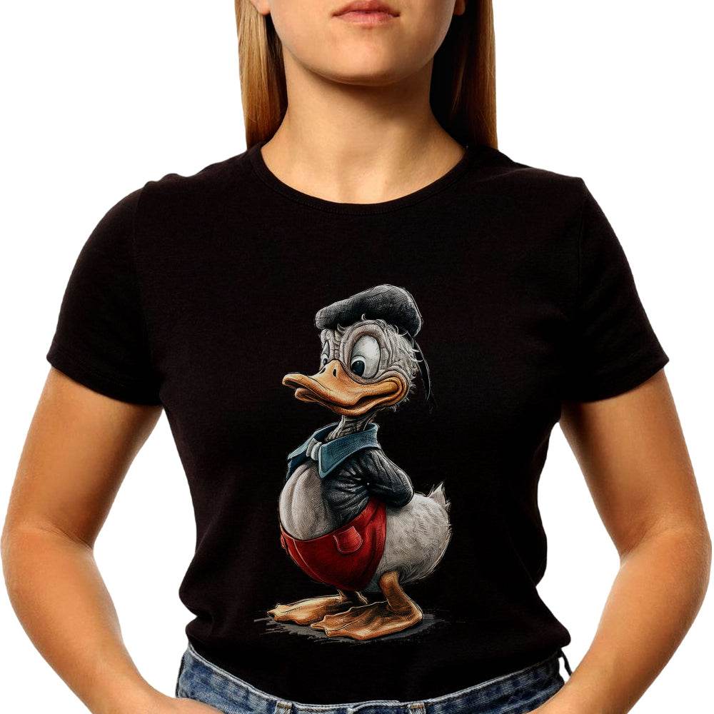 Disney Characters Donald Duck - Unisex Round Neck Regular Fit 100% Combed Cotton Half Sleeve T-Shirt - Mojilo Mart