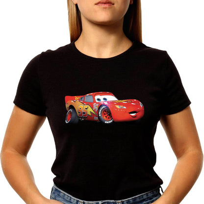 Disney Pixar Cars Lightning - Unisex Round Neck Regular Fit 100% Combed Cotton Half Sleeve T-Shirt - Mojilo Mart