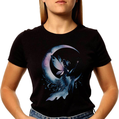 Flower Fairy Girl Swing - Unisex Round Neck Regular Fit 100% Combed Cotton Half Sleeve T-Shirt - Mojilo Mart