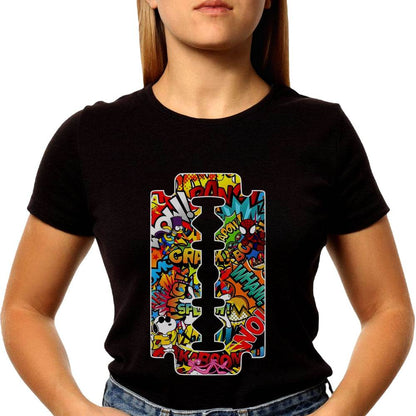 Gillette Razor - Unisex Round Neck Regular Fit 100% Combed Cotton Half Sleeve T-Shirt - Mojilo Mart