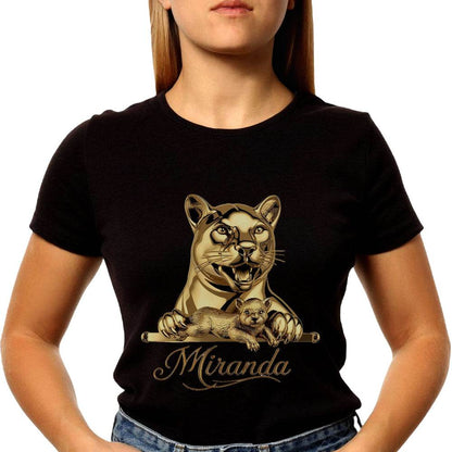 Golden Panther - Unisex Round Neck Regular Fit 100% Combed Cotton Half Sleeve T-Shirt - Mojilo Mart