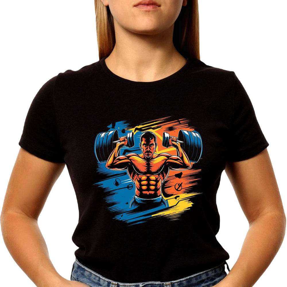 Gym Training and Workout - Unisex Round Neck Regular Fit 100% Combed Cotton Half Sleeve T-Shirt - Mojilo Mart